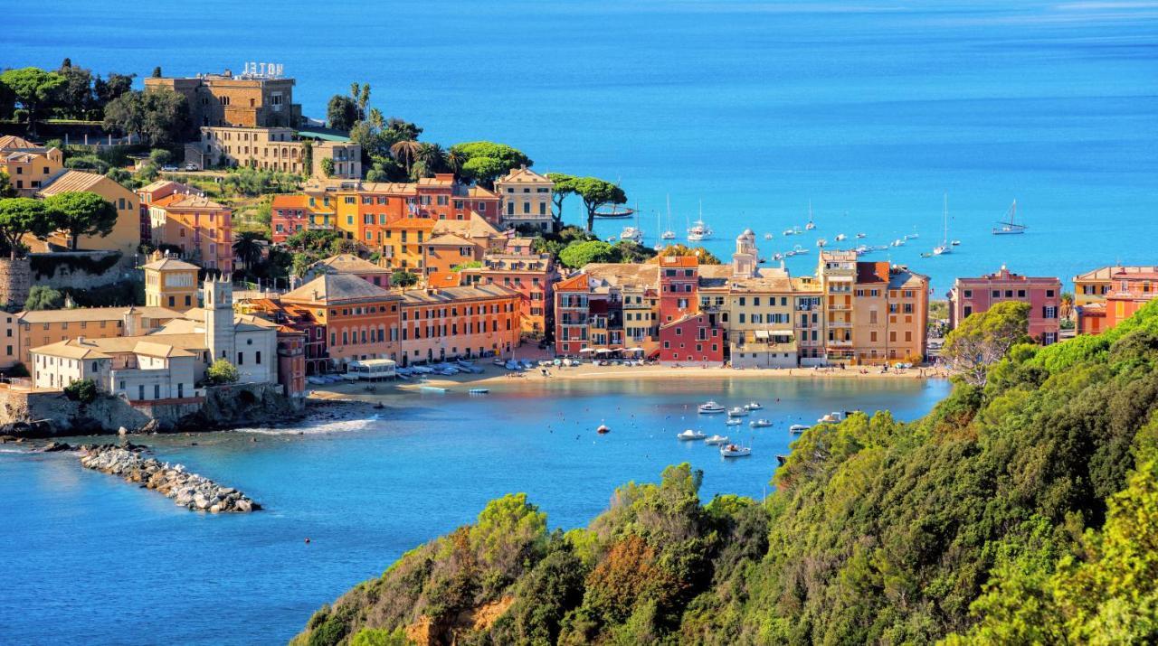 069 - Casa TRAMONTO, in CENTRO, 450metri da Mare Spiaggia Sestri Levante Esterno foto